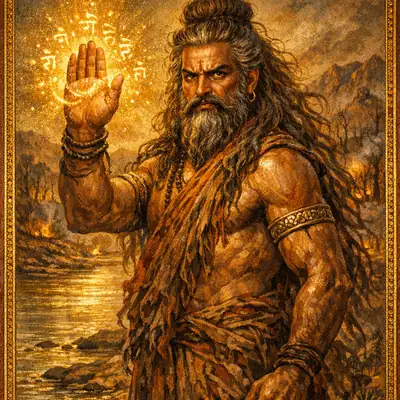 Rishi Kaushika (Vishwamitra) portrait
